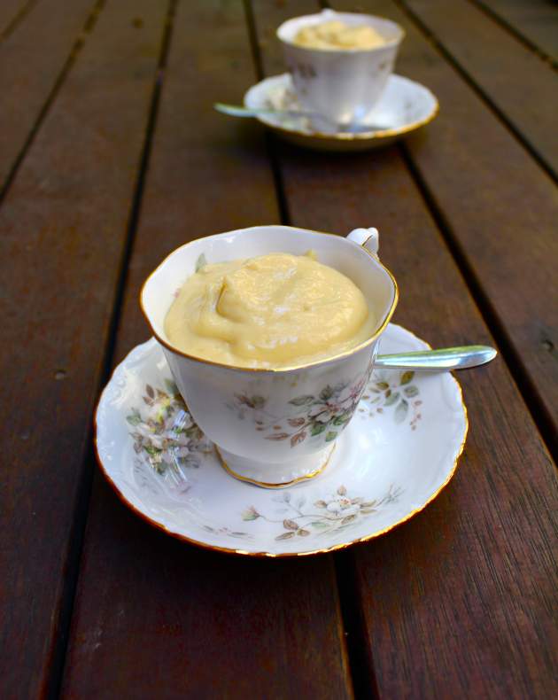 Creamy Vegan Mango Pudding