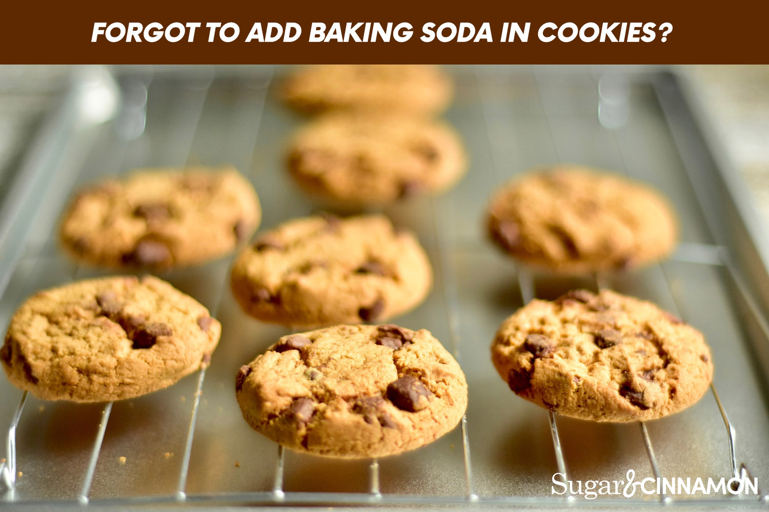 Forgot To Add Baking Soda In Cookies? (What to Do)