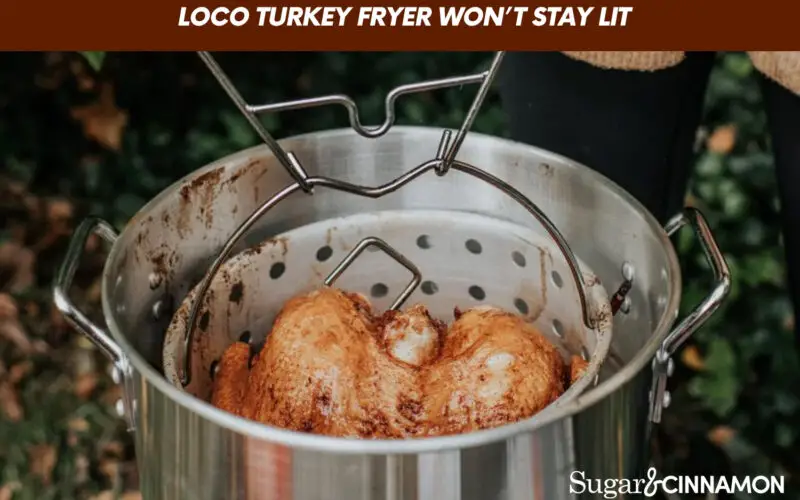 Loco Turkey Fryer Won’t Stay Lit Causes